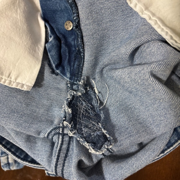 Kabuki Van winkle No Drama distressed denim size 30 tote bag bundle kith grunge - Picture 8 of 13